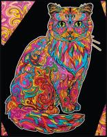 Opakowanie Kolorowanka welwetowa A4 Kot Długowłosy