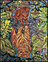 Opakowanie Kolorowanka welwetowa Kocia natura 47x35cm