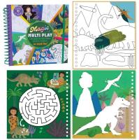 Kolorowanka Wodna z zadaniami Dinozaury. Wydawca: Floss & Rock. SmakLiter.pl Opakowanie Kolorowanka Wodna z zadaniami Dinozaury