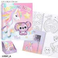 Kolorowanka z cekinowym Koalą i Jednorożcem Ylvi 13587A. Wydawca: DEPESCHE (5). SmakLiter.pl Opakowanie Kolorowanka z cekinowym Koalą i Jednorożcem Ylvi 13587A