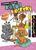 Okładka książki Kolorowanka z kredką Kotki i pieski