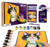 Opakowanie Kolorowanka z masy plastycznej po numerach Kot