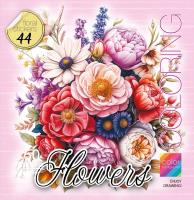 Opakowanie Kolorowanka z naklejkami 200x200 Kwiaty róż