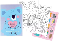 Opakowanie Kolorowanka z naklejkami A4/40K Bebe Kids pastel