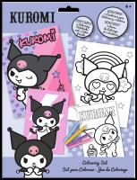 Kolorowanki z kredkami Kuromi KU00019. Wydawca: Kids Euroswan. SmakLiter.pl Opakowanie Kolorowanki z kredkami Kuromi KU00019