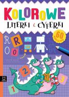 Kolorowe literki i cyferki. Autor: Bator Agnieszka. SmakLiter.pl Okładka książki Kolorowe literki i cyferki
