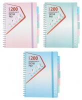 Opakowanie Kołozeszyt A4/200k linia PP Ombre Pastel mix ASTRA