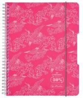 Opakowanie Kołozeszyt A5/80K kratka Colors różowy (4szt)