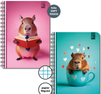 Kołozeszyt A6/50K kratka 90g Kapibara (10szt). Wydawca: Bee-bee. SmakLiter.pl Opakowanie Kołozeszyt A6/50K kratka 90g Kapibara (10szt)