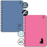 Opakowanie Kołozeszyt A6/50K kratka 90g Psy Koty (10szt)