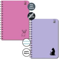 Kołozeszyt A6/50K linia 90g Psy Koty (10szt). Wydawca: Bee-bee. SmakLiter.pl Opakowanie Kołozeszyt A6/50K linia 90g Psy Koty (10szt)