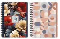 Opakowanie Kołozeszyt B5 96k.kratka Metaliza z Drip Off 1szt.mix