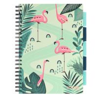 Kołozeszyt Pads A4/100K kratka Jungla zielony. Wydawca: Strigo. SmakLiter.pl Opakowanie Kołozeszyt Pads A4/100K kratka Jungla zielony