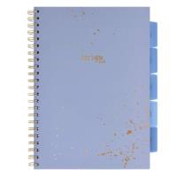 Kołozeszyt Pads A4/100K kratka Marmur niebieski. Wydawca: Strigo. SmakLiter.pl Opakowanie Kołozeszyt Pads A4/100K kratka Marmur niebieski