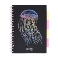 Kołozeszyt Pads B5/100K kratka Głębiny Meduza. Wydawca: Strigo. SmakLiter.pl Opakowanie Kołozeszyt Pads B5/100K kratka Głębiny Meduza
