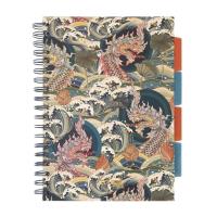 Kołozeszyt Pads B5/100K kratka Japonia Fale. Wydawca: Strigo. SmakLiter.pl Opakowanie Kołozeszyt Pads B5/100K kratka Japonia Fale