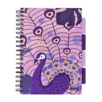 Kołozeszyt Pads B5/100K kratka Jungla fioletowy. Wydawca: Strigo. SmakLiter.pl Opakowanie Kołozeszyt Pads B5/100K kratka Jungla fioletowy