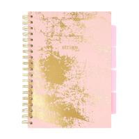 Kołozeszyt Pads B5/100K kratka Marmur różowy. Wydawca: Strigo. SmakLiter.pl Opakowanie Kołozeszyt Pads B5/100K kratka Marmur różowy