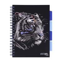 Kołozeszyt Pads B5/100K linia Tygrys. Wydawca: Strigo. SmakLiter.pl Opakowanie Kołozeszyt Pads B5/100K linia Tygrys