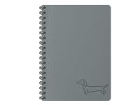 Kołozeszyt popielaty 11x15cm. Wydawca: MFP. SmakLiter.pl Opakowanie Kołozeszyt popielaty 11x15cm