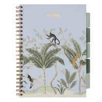 Kołozeszyt Strigo A4 Project Book Afryka pastelowo niebieski kratka. Wydawca: Strigo. SmakLiter.pl Opakowanie Kołozeszyt Strigo A4 Project Book Afryka pastelowo niebieski kratka