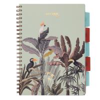 Opakowanie Kołozeszyt Strigo A4 Project Book Afryka pastelowo zielony kratka