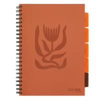 Opakowanie Kołozeszyt Strigo A4 Project Book Floral ceglany kratka