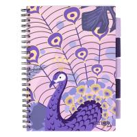 Kołozeszyt Strigo A4 Project Book Jungla fioletowy kratka. Wydawca: Strigo. SmakLiter.pl Opakowanie Kołozeszyt Strigo A4 Project Book Jungla fioletowy kratka