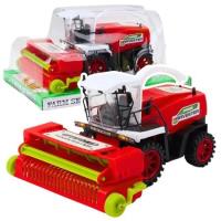 Opakowanie Kombajn rolniczy z napędem czerwony