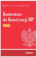 Okładka książki Komentarz do Konstytucji RP. Wstęp