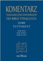 Okładka książki Komentarz teologiczno-pastoralny ST t.4