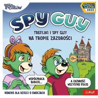 Komiks Spy Guy Trefliki i Spy Guy na tropie zazdrości. Autor: Płońska Katarzyna. SmakLiter.pl Okładka książki Komiks Spy Guy Trefliki i Spy Guy na tropie zazdrości