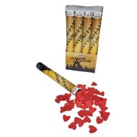 Opakowanie Konfetti pneumatyczne serca czerwone