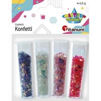 Opakowanie Konfetti zestaw 4 kolory x 4,5g