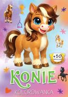 Okładka książki Konie. Kolorowanka