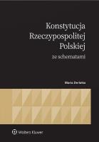 Konstytucja Rzeczypospolitej Polskiej ze schematami. Autor: Derlatka Marta. SmakLiter.pl Okładka książki Konstytucja Rzeczypospolitej Polskiej ze schematami