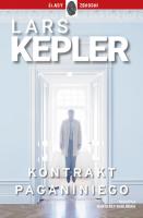 Kontrakt Paganiniego. Autor: Kepler Lars. SmakLiter.pl Okładka książki Kontrakt Paganiniego