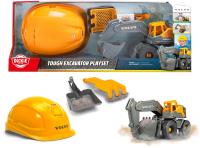 Opakowanie Koparka Volvo Dickie z kaskiem 28cm