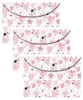 Opakowanie Koperta A4 na zatrzask Serca 3 sztuki