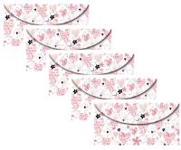 Opakowanie Koperta DL na zatrzask Serca 5 sztuk