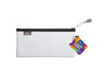 Koperta DL z suwakiem metalowym biała. Wydawca: TETIS. SmakLiter.pl Opakowanie Koperta DL z suwakiem metalowym biała