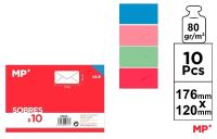 Koperta kolorowa 120x176mm 10szt. Wydawca: MP Main Paper. SmakLiter.pl Opakowanie Koperta kolorowa 120x176mm 10szt