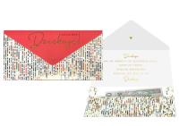 Koperta podarunkowa Podziękowania. Wydawca: Kukartka. SmakLiter.pl Opakowanie Koperta podarunkowa Podziękowania