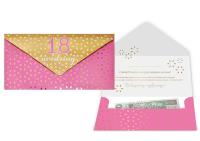Opakowanie Koperta podarunkowa Urodziny 18