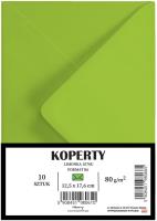 Koperty B6 limonka 10szt. Wydawca: Henry. SmakLiter.pl Opakowanie Koperty B6 limonka 10szt
