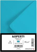 Koperty B6 niebieskie 10szt. Wydawca: Henry. SmakLiter.pl Opakowanie Koperty B6 niebieskie 10szt