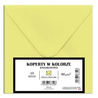 Koperty KW blady żółty 10szt. Wydawca: Henry. SmakLiter.pl Opakowanie Koperty KW blady żółty 10szt