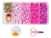 Opakowanie Koraliki DIY odcienie różu