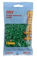 Opakowanie Koraliki Midi w woreczku 1000el zielone