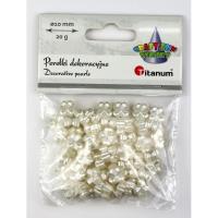 Opakowanie Koraliki perełki plastikowe koniczyna 10mm 20g